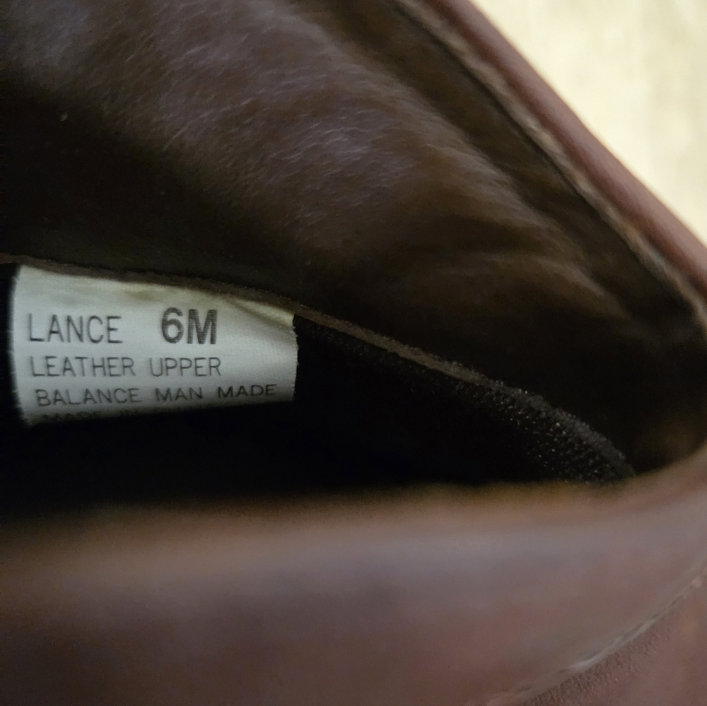 80s Maine Woods Brown Leather Embroidered Ankle Boots - Picture 7 of 7